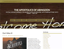 Tablet Screenshot of abingdonbiblestudy.com